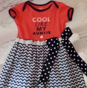 Carters Infants Girls Dress (6 months)